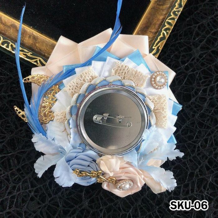 Handmade Ita Bag Rosette Ribbon Accessory Ornament 58mm - Image 6
