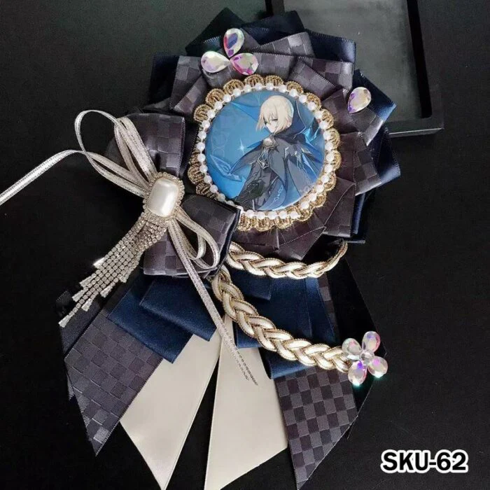 Handmade Ita Bag Rosette Ribbon Accessory Ornament 58mm - Image 62