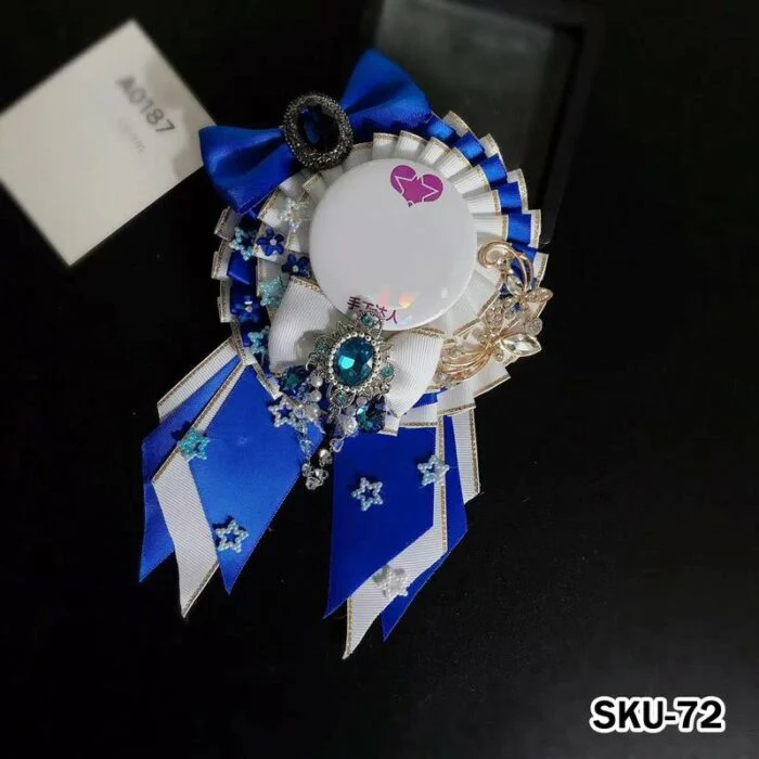 Handmade Ita Bag Rosette Ribbon Accessory Ornament 58mm - Image 72