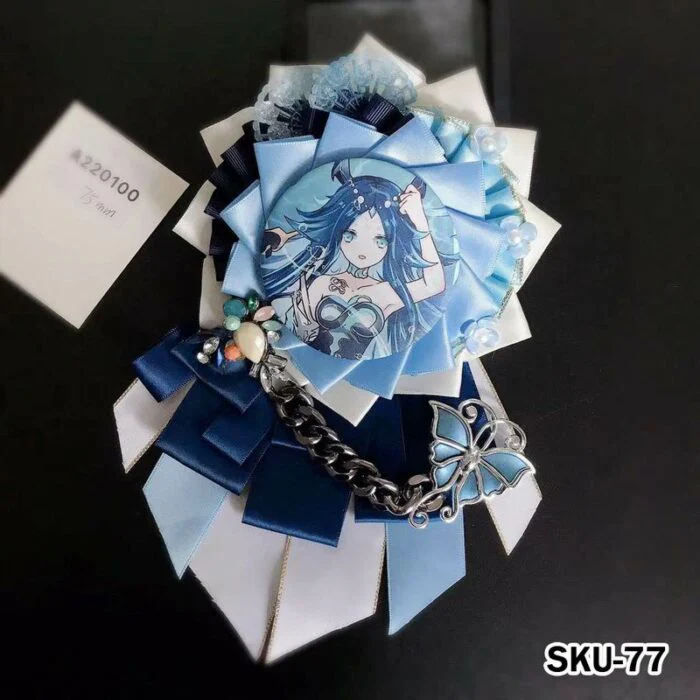 Handmade Ita Bag Rosette Ribbon Accessory Ornament 58mm - Image 77