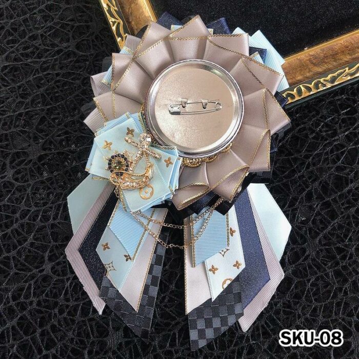 Handmade Ita Bag Rosette Ribbon Accessory Ornament 58mm - Image 8