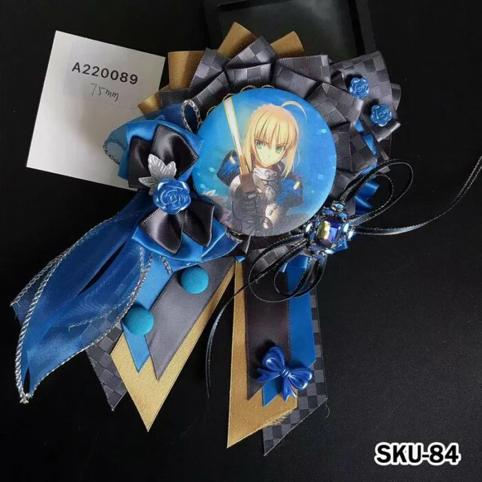 Handmade Ita Bag Rosette Ribbon Accessory Ornament 58mm - Image 85