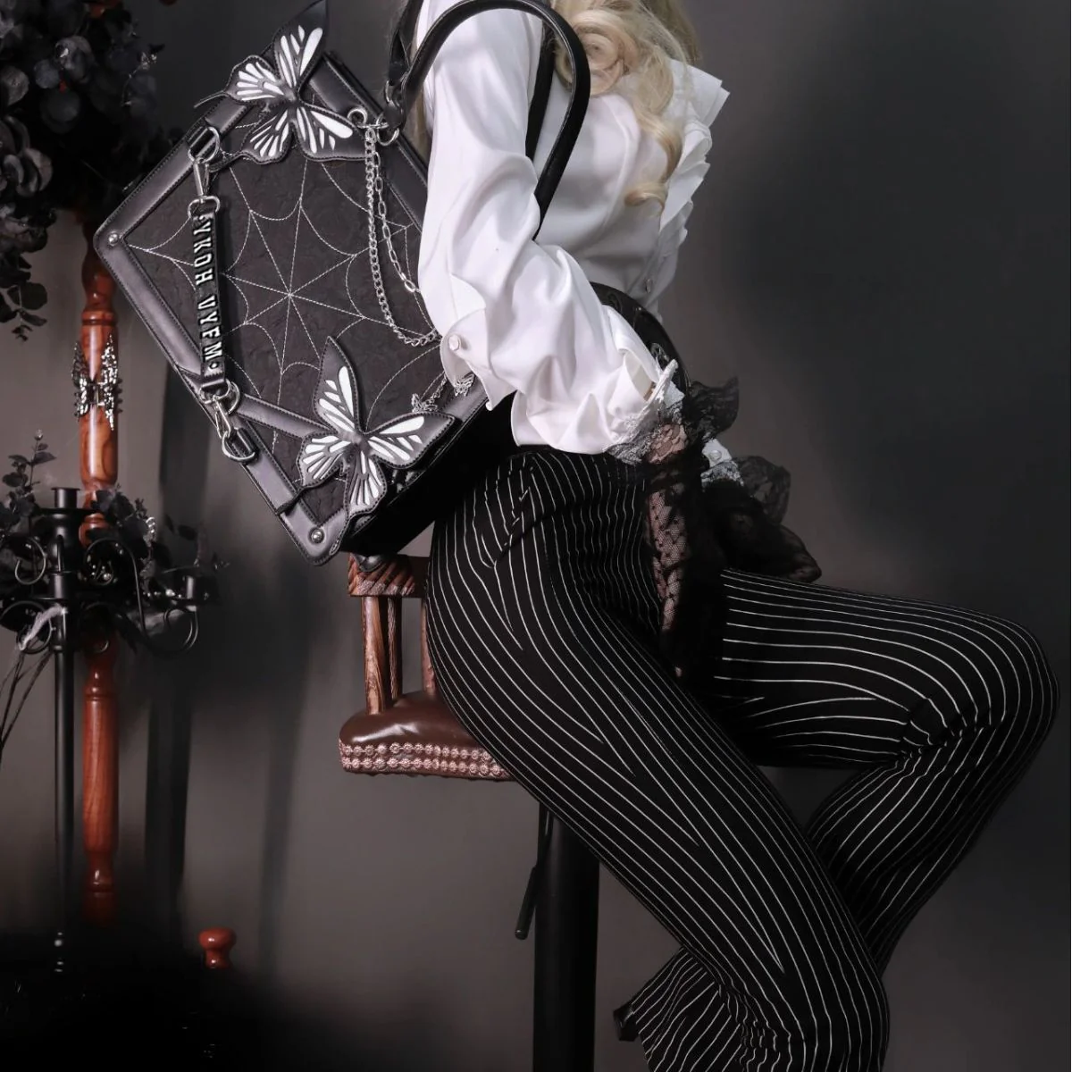 Lolita Butterfly Ita Bag  Gotter Diablo Tote Bag - Image 2