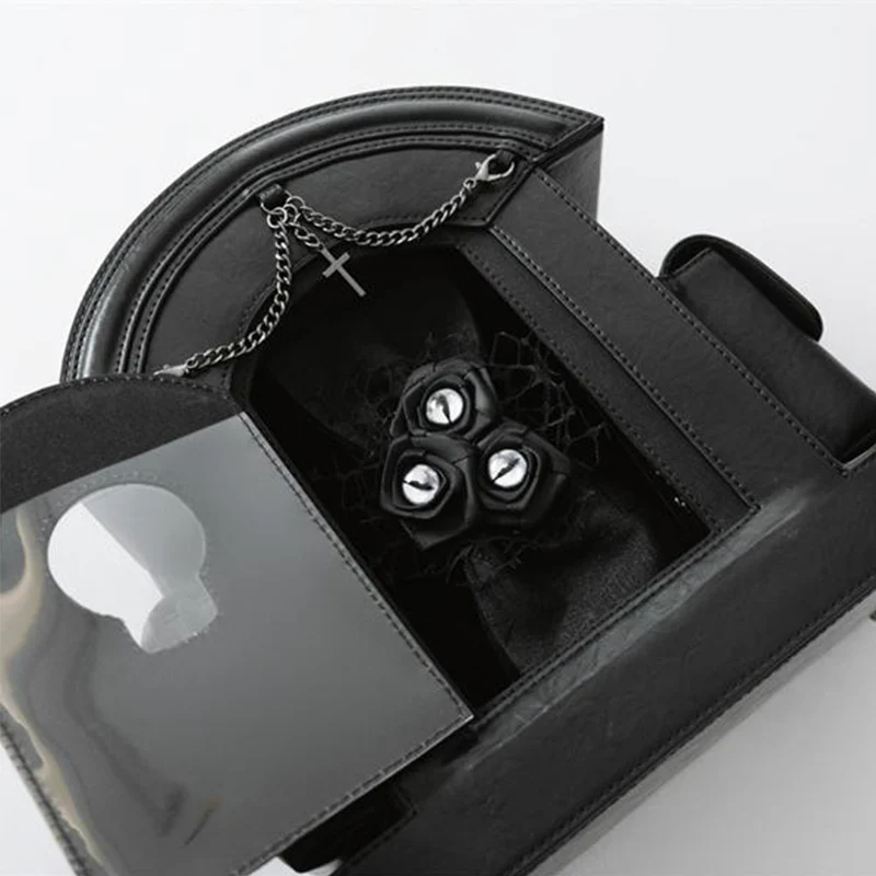 Lolita Gothic Skull Tombstone Ita Bag & Doll Bag - Image 3