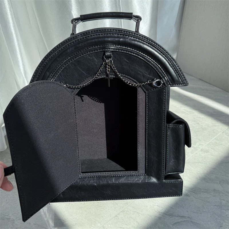 Lolita Gothic Skull Tombstone Ita Bag & Doll Bag - Image 6