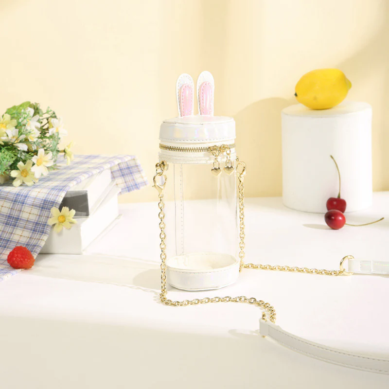 Mini Transparent Bunny Ita Bag – 20cm, 15cm, 10cm Doll Bag - Image 17