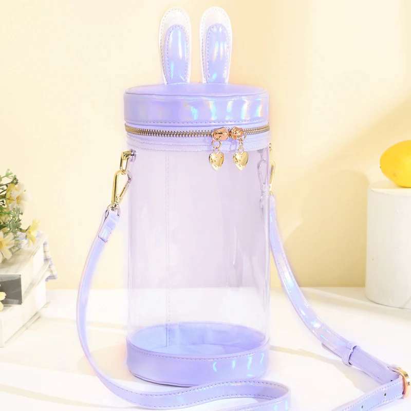 Mini Transparent Bunny Ita Bag – 20cm, 15cm, 10cm Doll Bag - Image 8