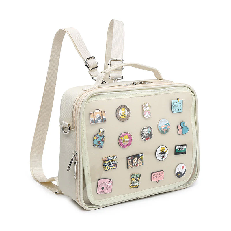 Square Crossbody and Backpack Pin Ita Bag - Image 10