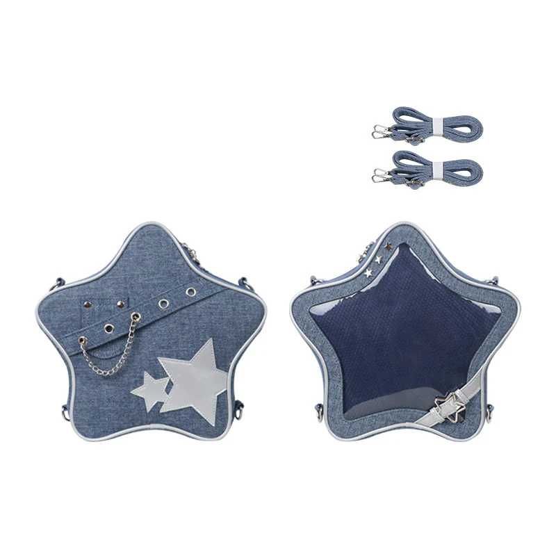 Y2K Star Shaped Ita Bag Backpack - Image 17