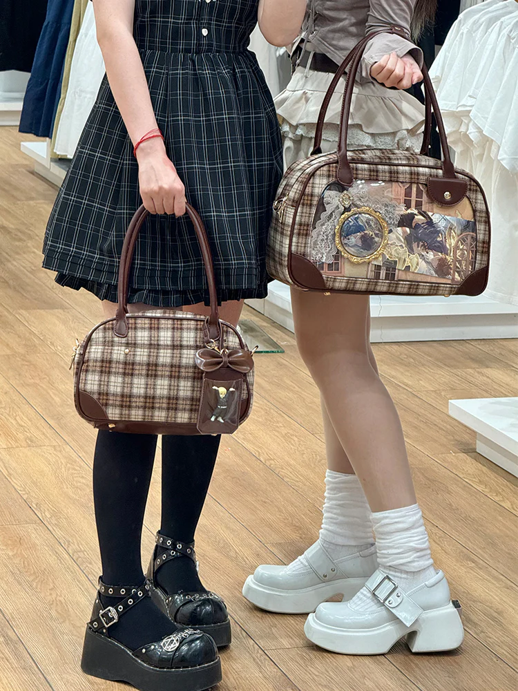 Pu Handbag Crossbody Daily Ita Bag Pin Bag 20cm Doll Bag - Image 14