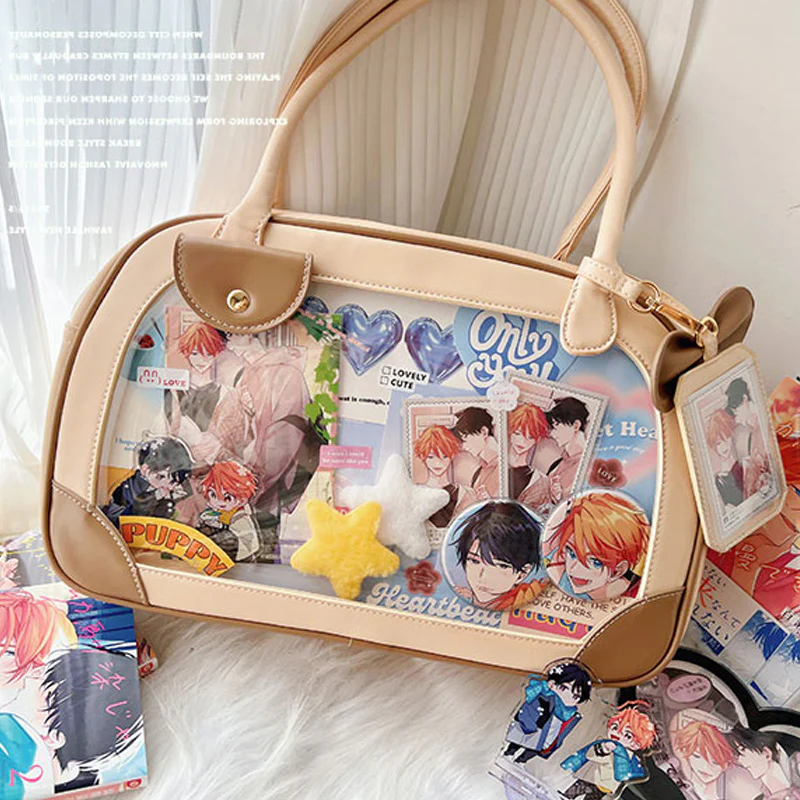 Pu Handbag Crossbody Daily Ita Bag Pin Bag 20cm Doll Bag - Image 23