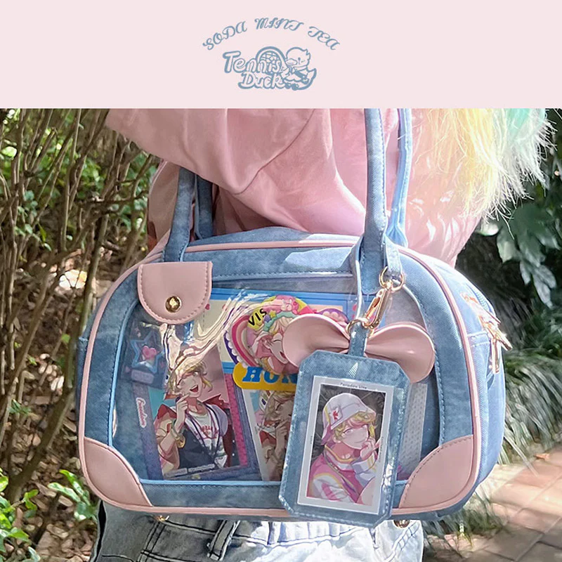 Pu Handbag Crossbody Daily Ita Bag Pin Bag 20cm Doll Bag - Image 26
