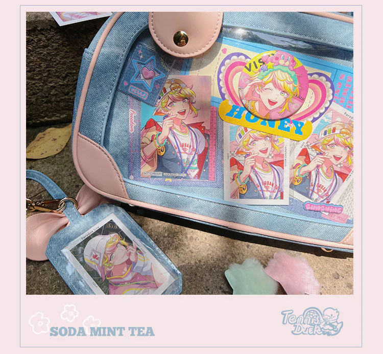 Pu Handbag Crossbody Daily Ita Bag Pin Bag 20cm Doll Bag - Image 28