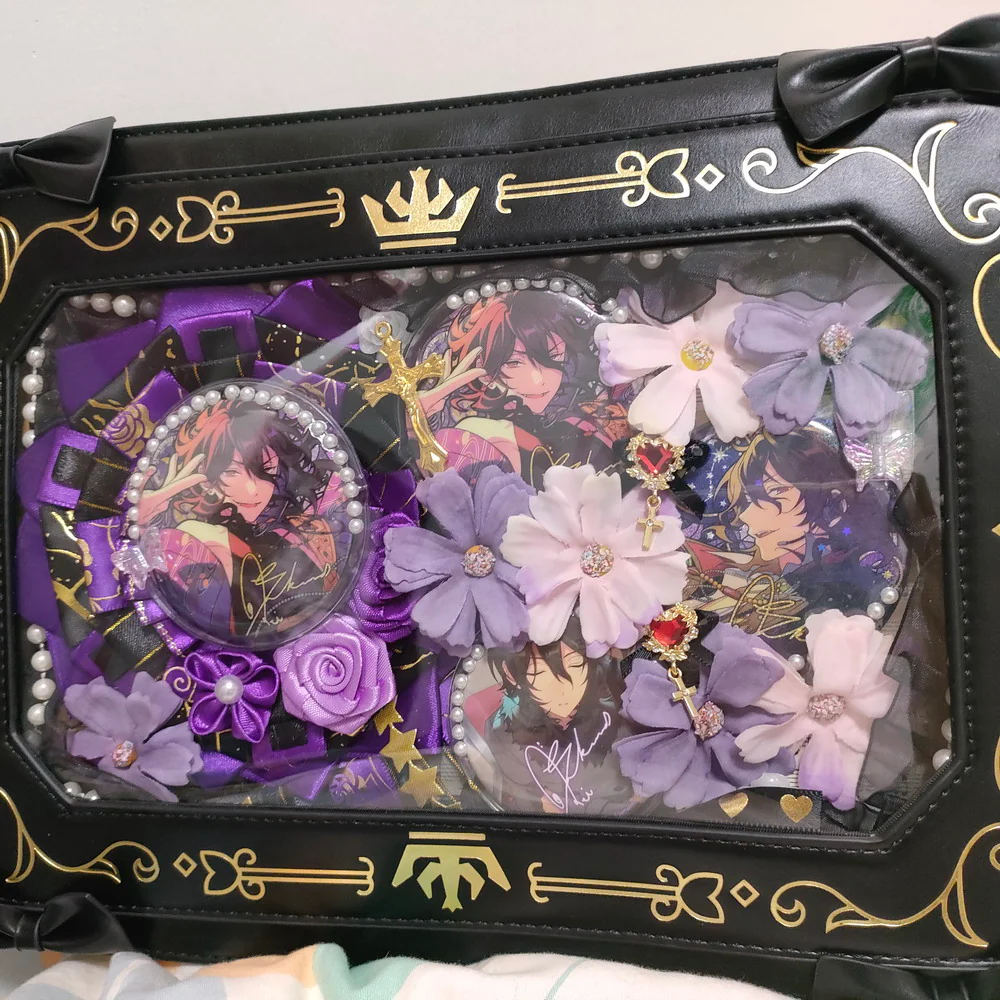 Rose Silk Flower Combination Ita Bag Accessories - Image 16