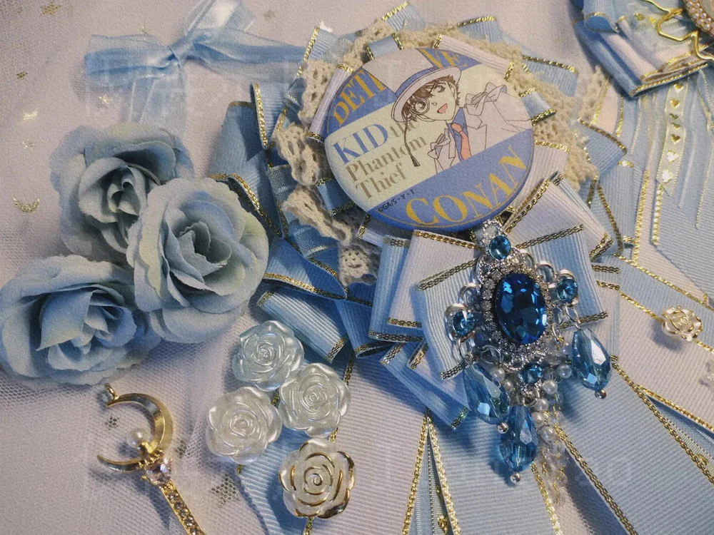 Rose Silk Flower Combination Ita Bag Accessories - Image 17
