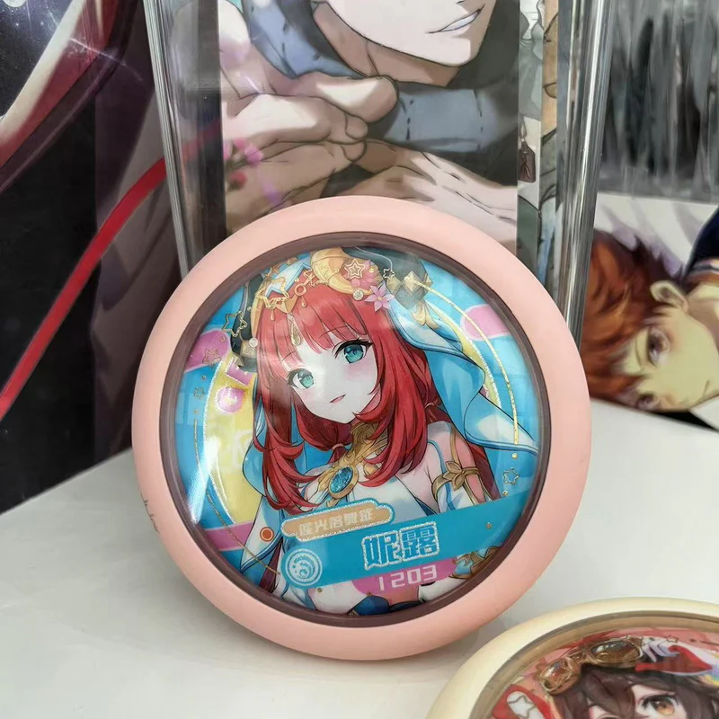 Round Badge Protector Case Ita Bag Keychain Charm - Image 6