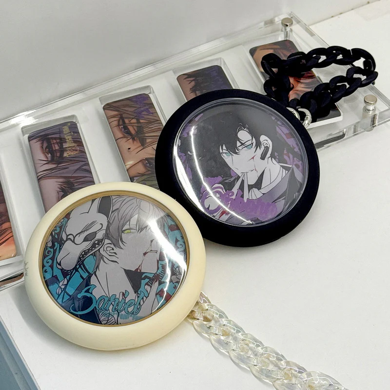 Round Badge Protector Case Ita Bag Keychain Charm - Image 7