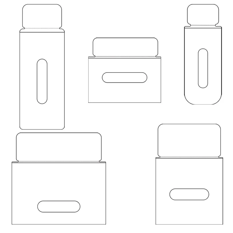 Square Transparent Anime Badge Protector Sleeve - Image 3